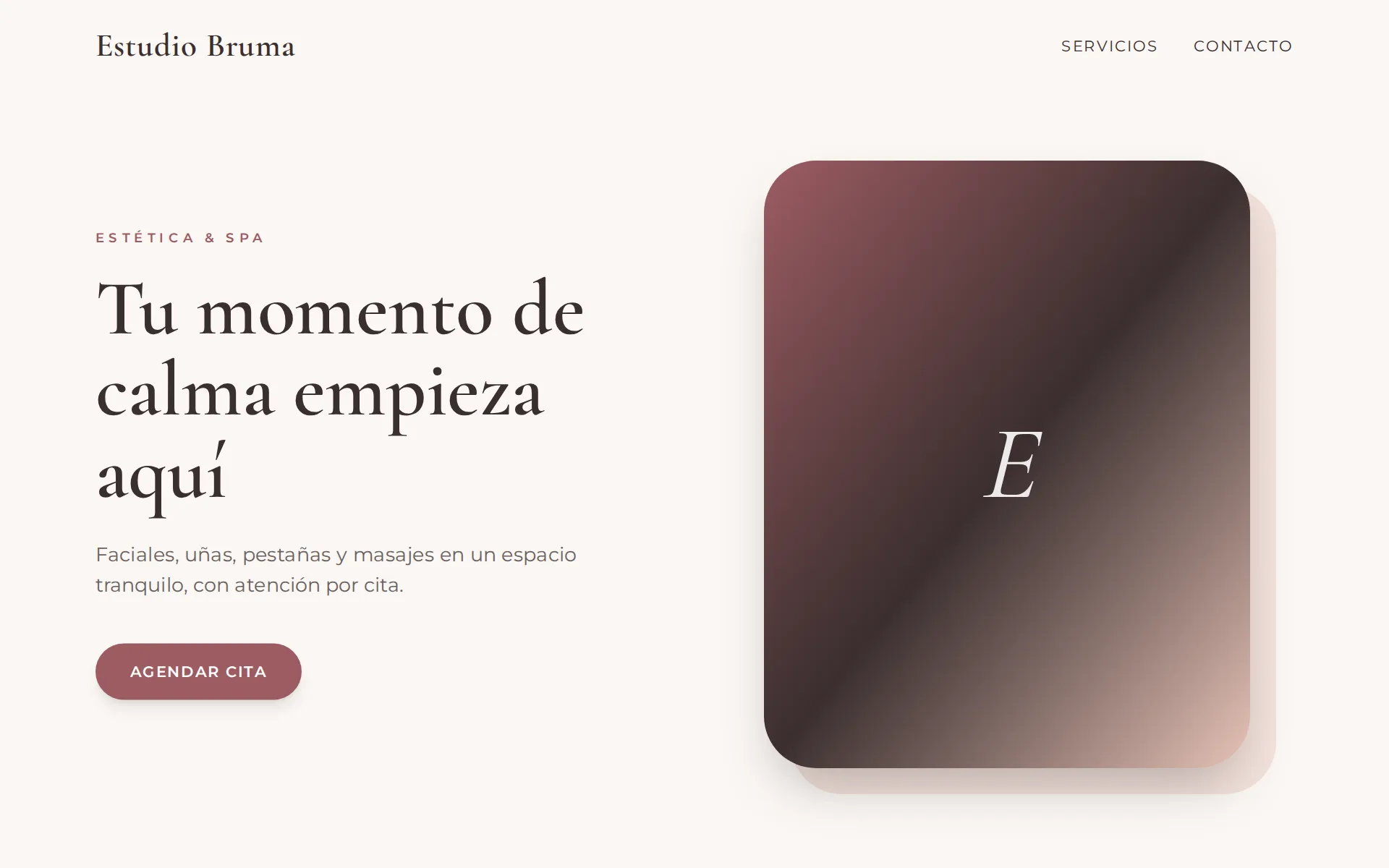 Página de Estudio Bruma